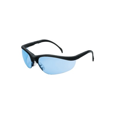 KLONDIKE BLACK FRAME LIGHT BLUE LENS